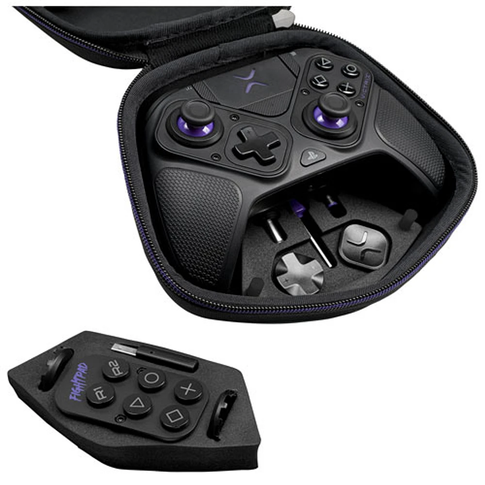 Manette sans fil Victrix Pro BFG de PDP pour PS5/PS4/PC - Noir