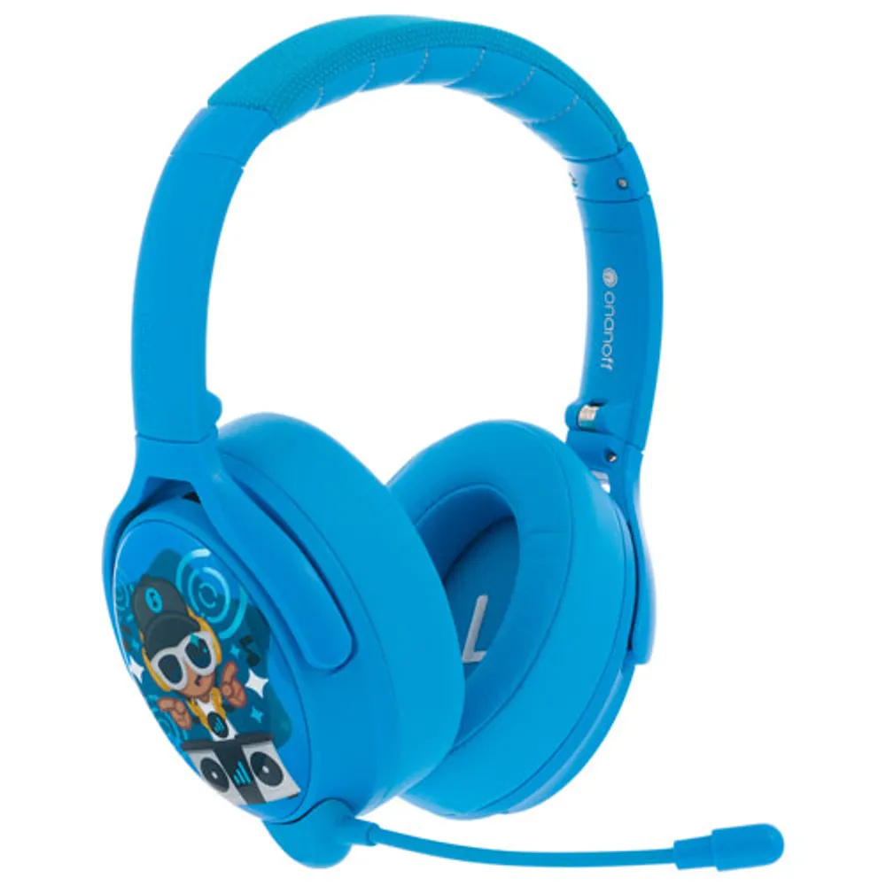 BuddyPhones Cosmos+ (Plus) Over-Ear Noise Cancelling Bluetooth Kids Headphones