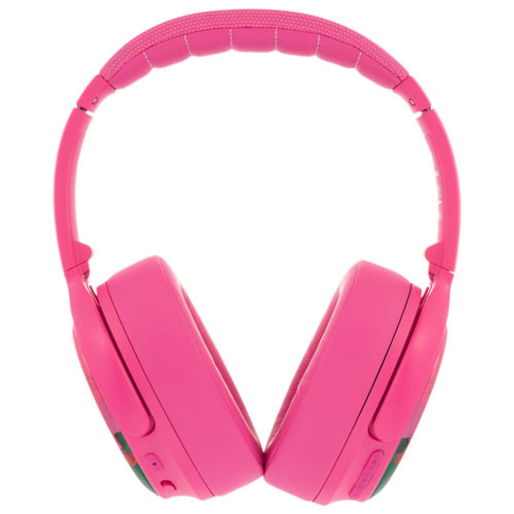 BuddyPhones Cosmos+ (Plus) Over-Ear Noise Cancelling Bluetooth Kids Headphones - Pink