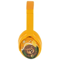 Casque d'écoute Bluetooth à suppression du bruit Cosmos+ (Plus) de BuddyPhones pour enfants - Jaune
