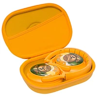 Casque d'écoute Bluetooth à suppression du bruit Cosmos+ (Plus) de BuddyPhones pour enfants - Jaune