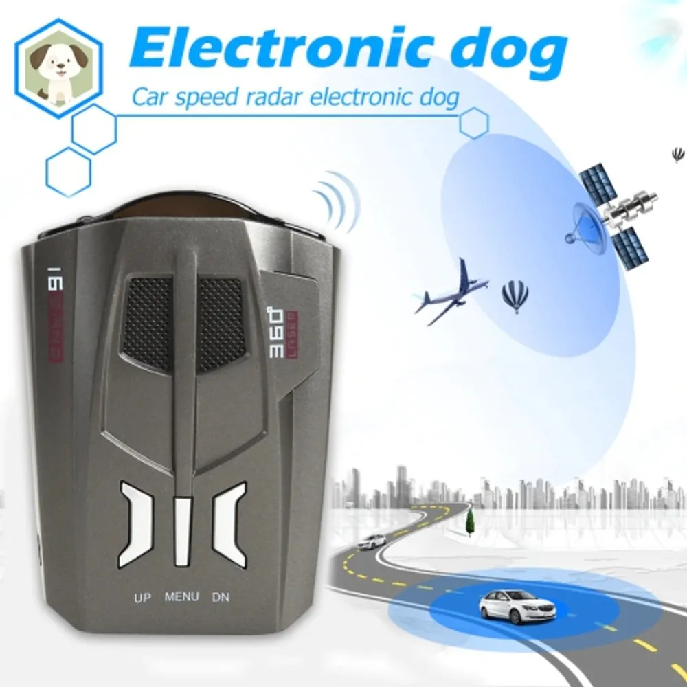 Generic Radar Laser Detector Voice Alarm System Car Anti Radar