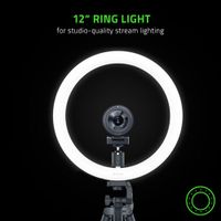 Razer 12" USB LED Ring Light for PC and Mobile Streaming - Black