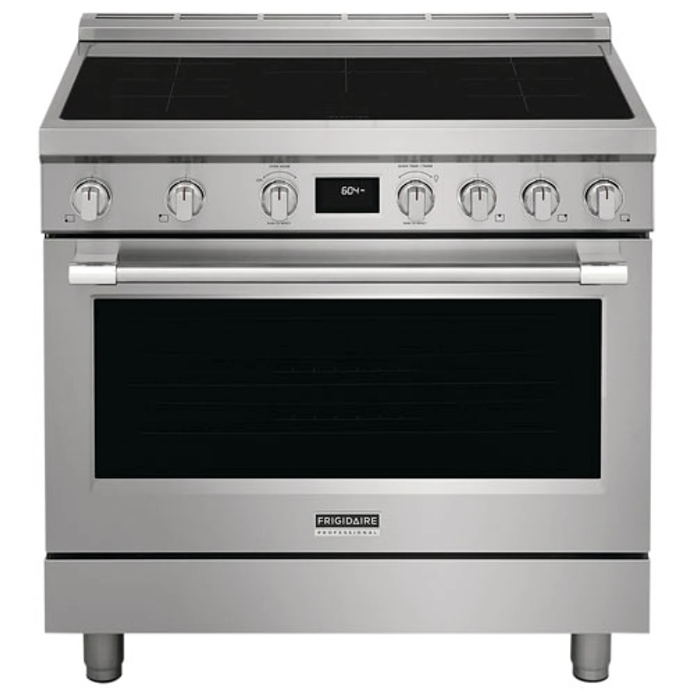 Frigidaire Professional 36" 4.4 Cu Ft True Convection 5-Element Induction Range (PCFI3670AF) - Stainless