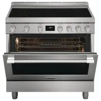 Frigidaire Professional 36" 4.4 Cu Ft True Convection 5-Element Induction Range (PCFI3670AF) - Stainless