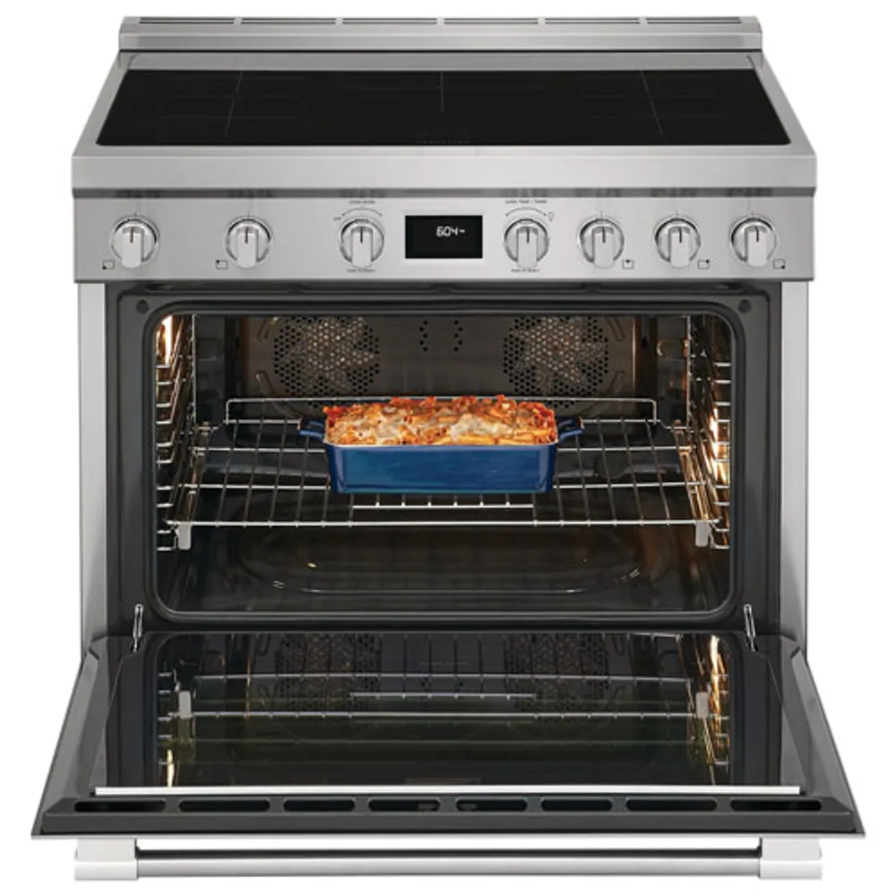 Frigidaire Professional 36" 4.4 Cu Ft True Convection 5-Element Induction Range (PCFI3670AF) - Stainless