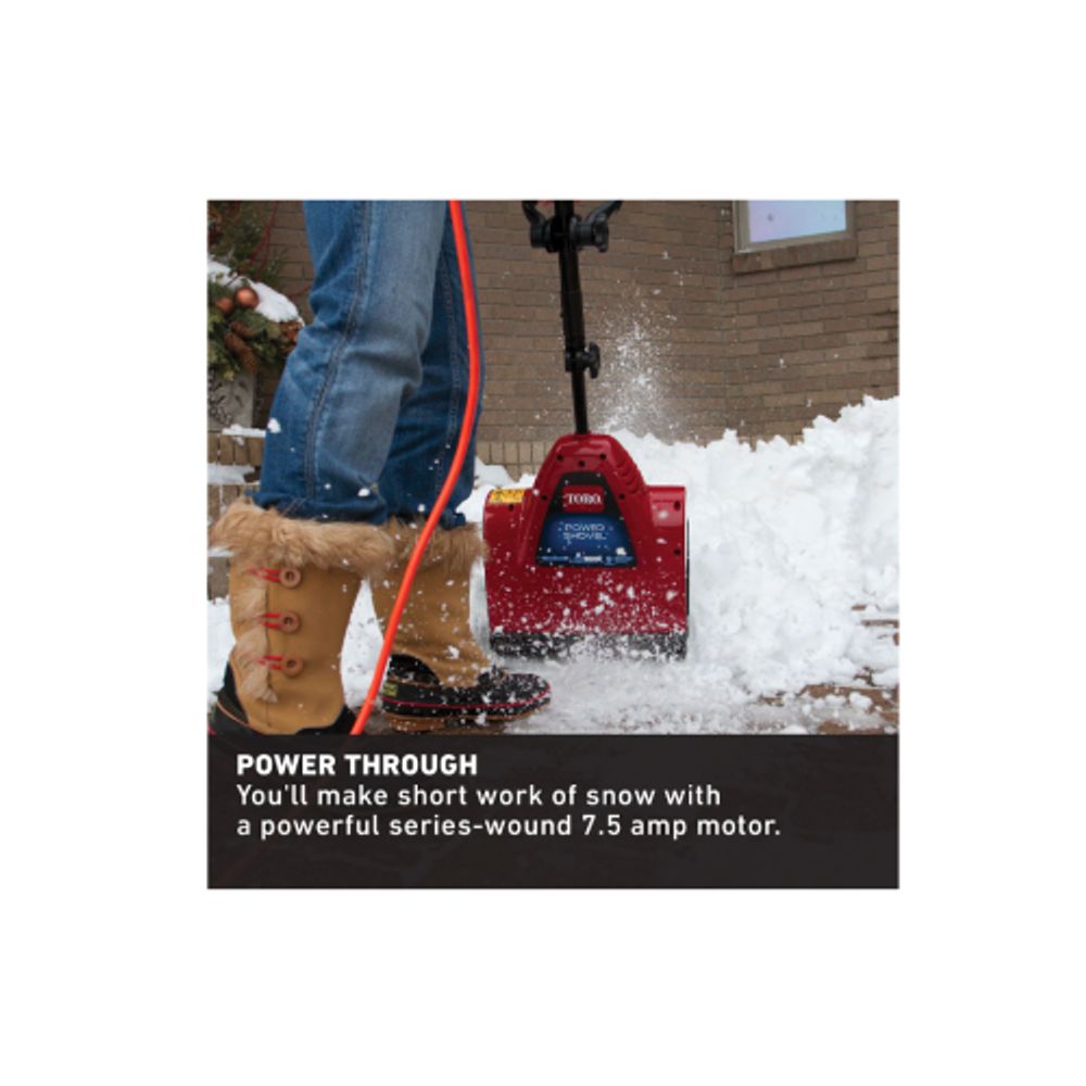 Costway 20 Electric Snow Thrower 120V 15Amp Snow Blower w/180Â° Rotatable  Chute 2 Lights 