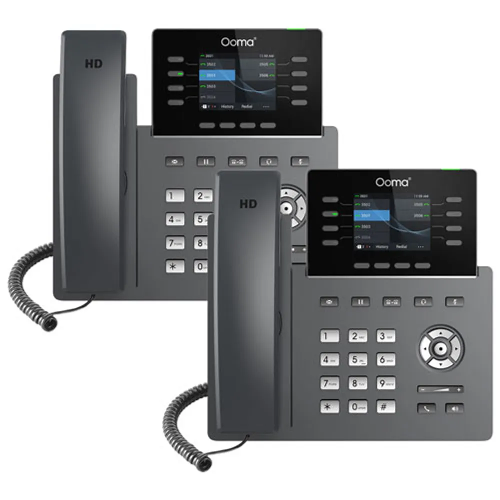 Ooma 2624W VoIP Office Desk Phone (Subscription Required)