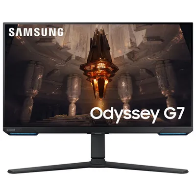 Samsung 28" 4K Ultra HD 144Hz 1ms GTG IPS LCD G-Sync Gaming Monitor (LS28BG702ENXGO) - Black