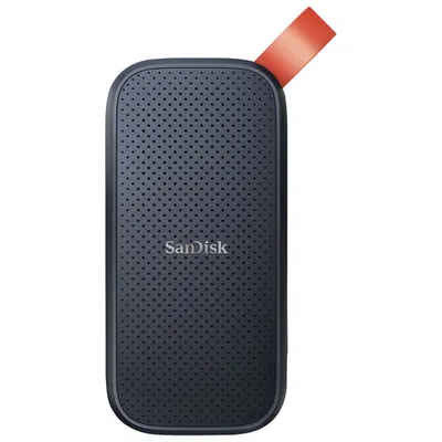 SanDisk Portable 1TB USB 3.2 External Solid State Drive (SDSSDE30-1T00-G25) - Black