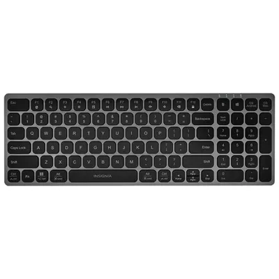 Clavier Bluetooth sans fil mince d'Insignia - Gris - Exclusivité de Best Buy