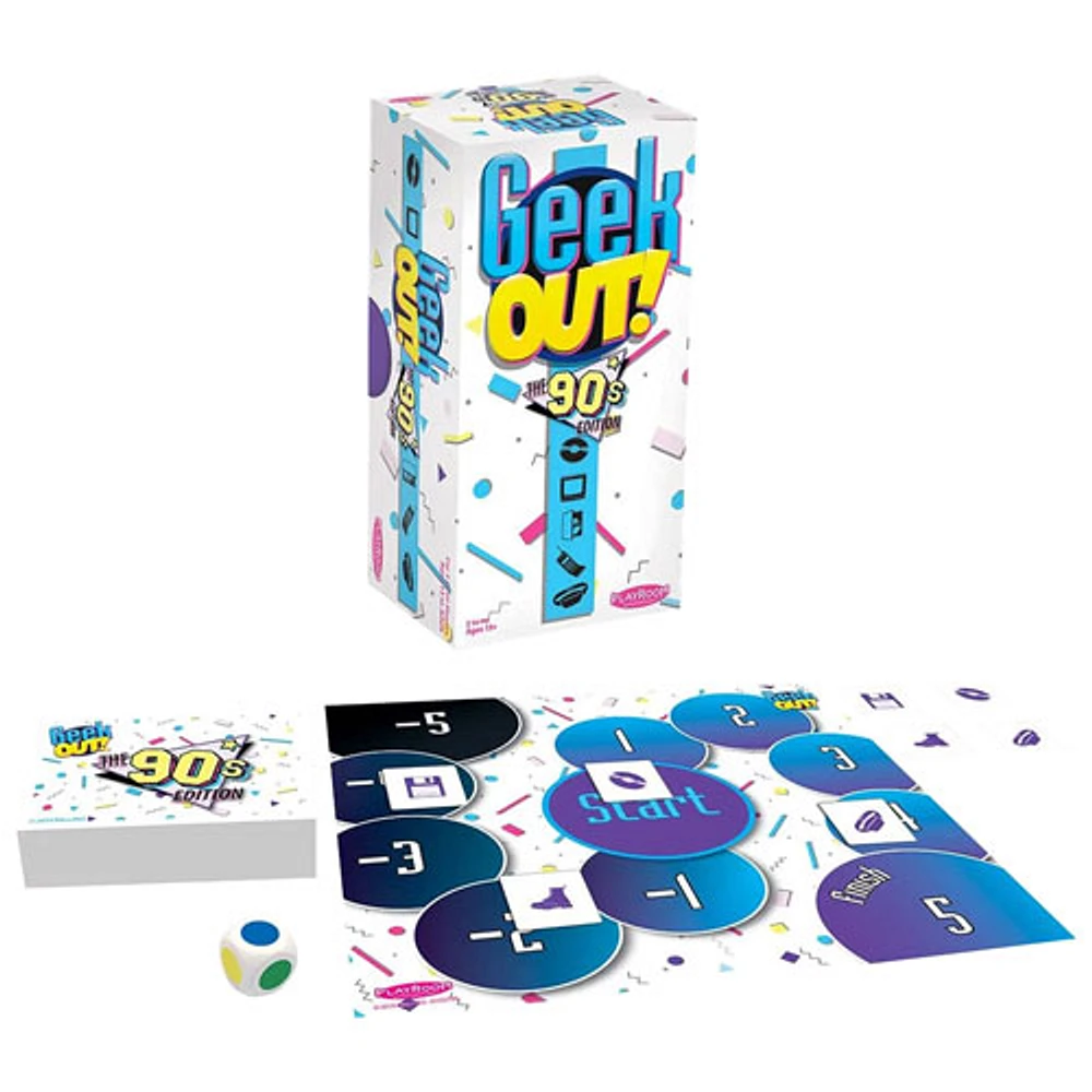 Ultra PRO Geek Out! Trivia Party Game: The 90s Edition