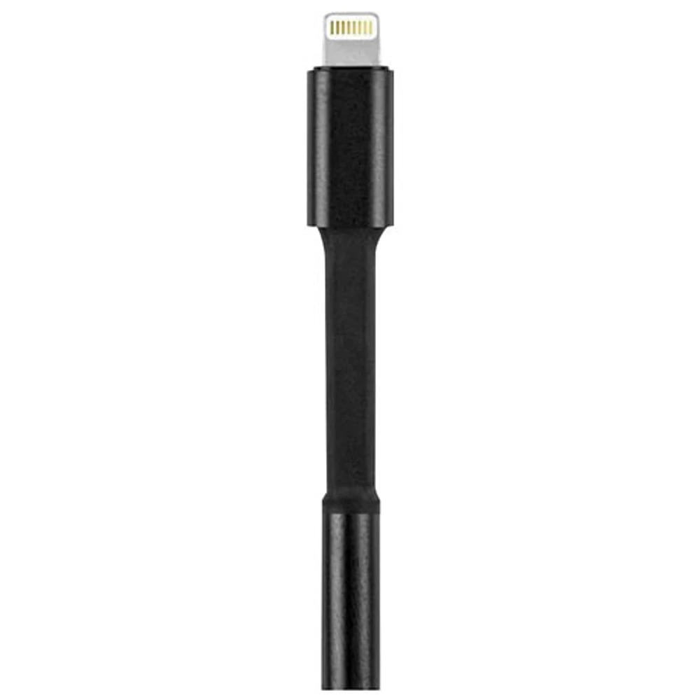 Adaptateur Lightning à prise pour écouteurs de 3,5 mm de LOGiiX (LGX-12766) - Noir