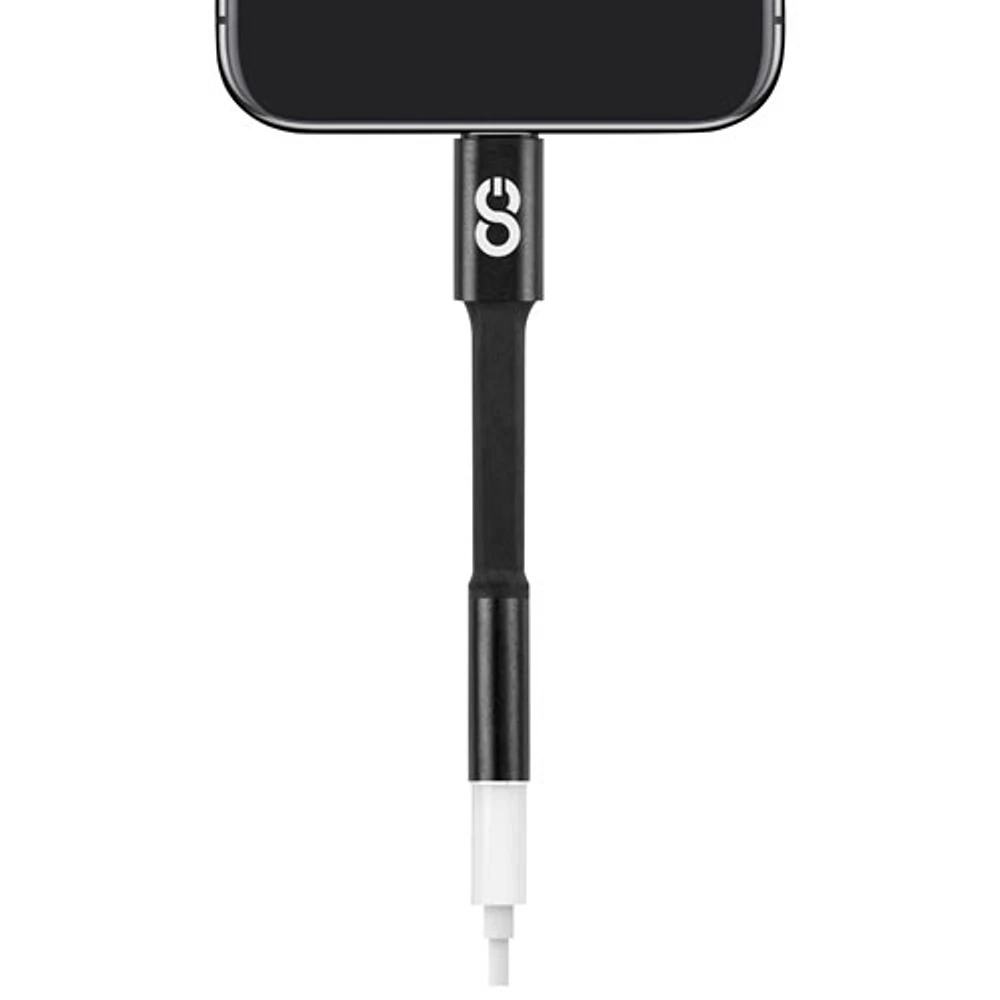 Adaptateur Lightning à prise pour écouteurs de 3,5 mm de LOGiiX (LGX-12766) - Noir