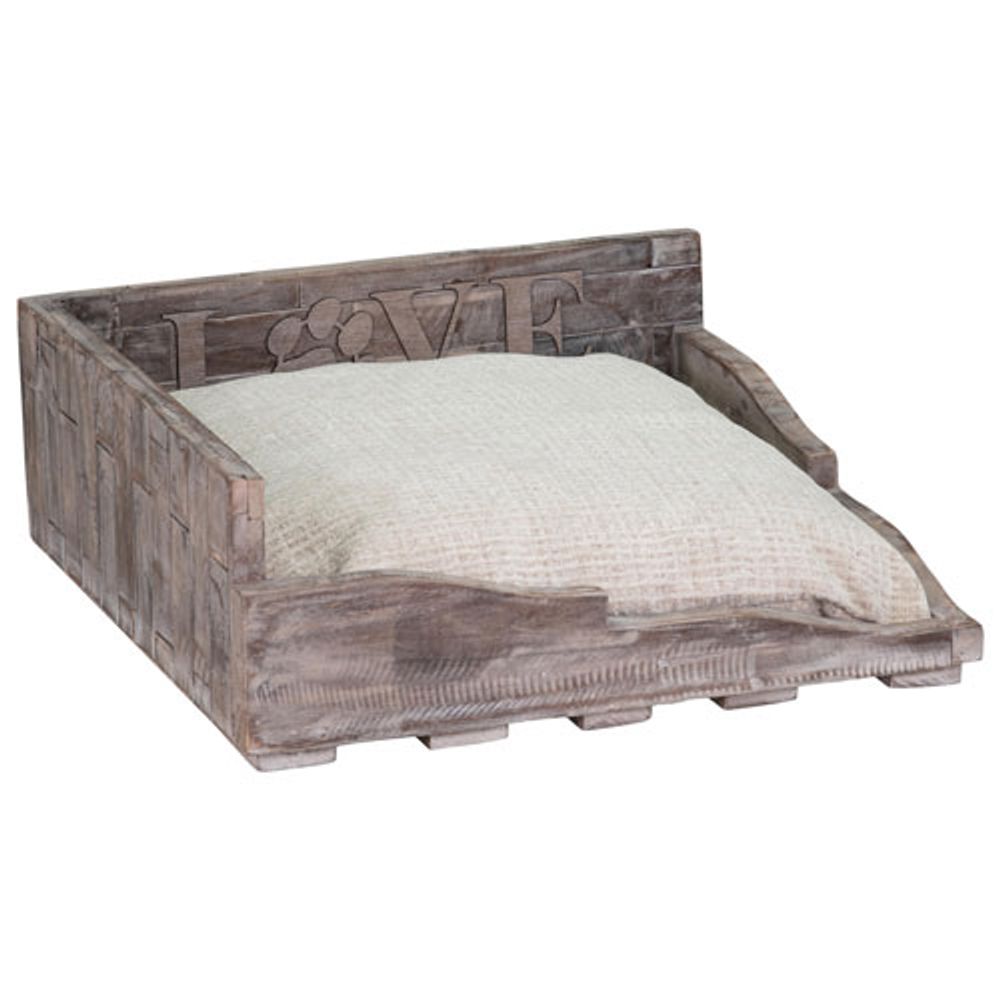 Bowser & Meowser Love Wood Pet Bed