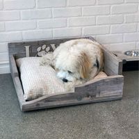 Bowser & Meowser Love Wood Pet Bed