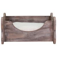 Bowser & Meowser Dog Bone Wood Pet Bed