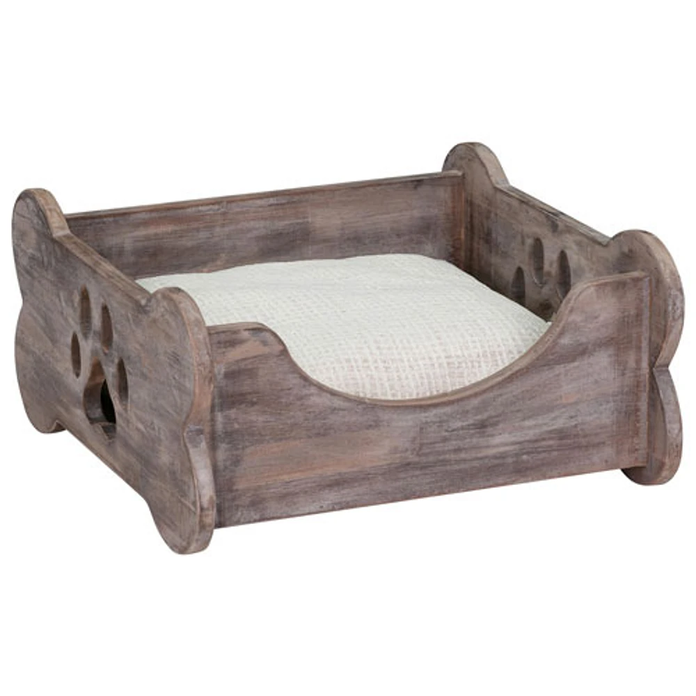 Bowser & Meowser Dog Bone Wood Pet Bed