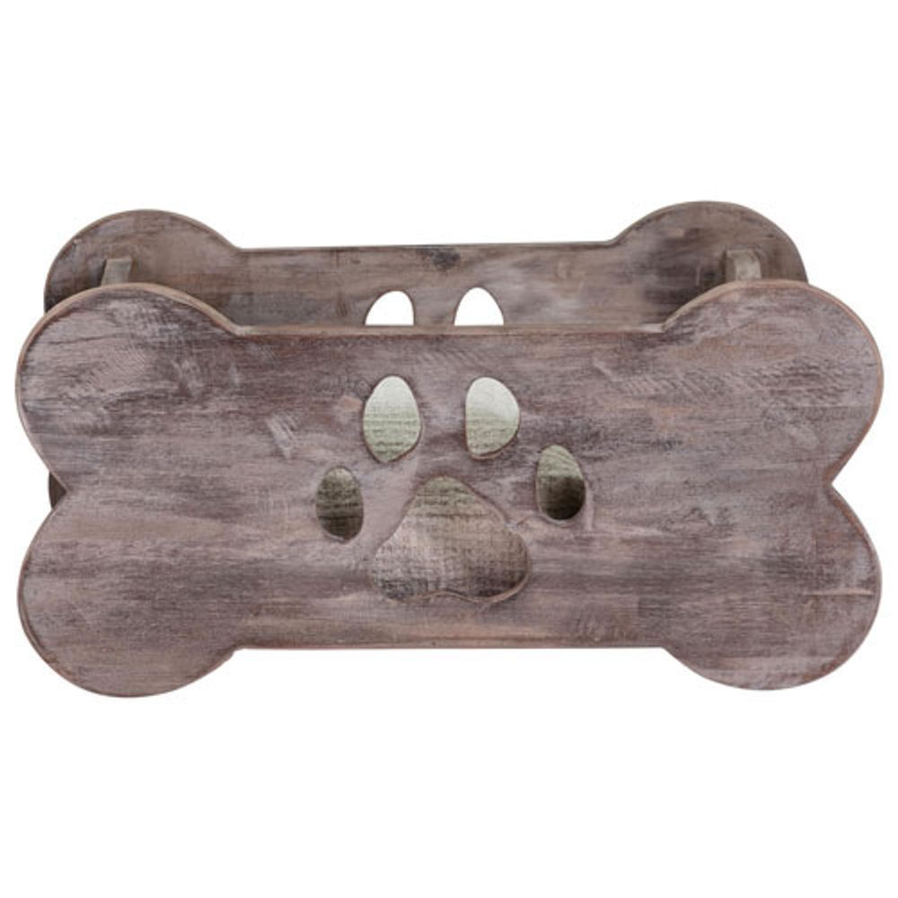 Bowser & Meowser Dog Bone Wood Pet Bed