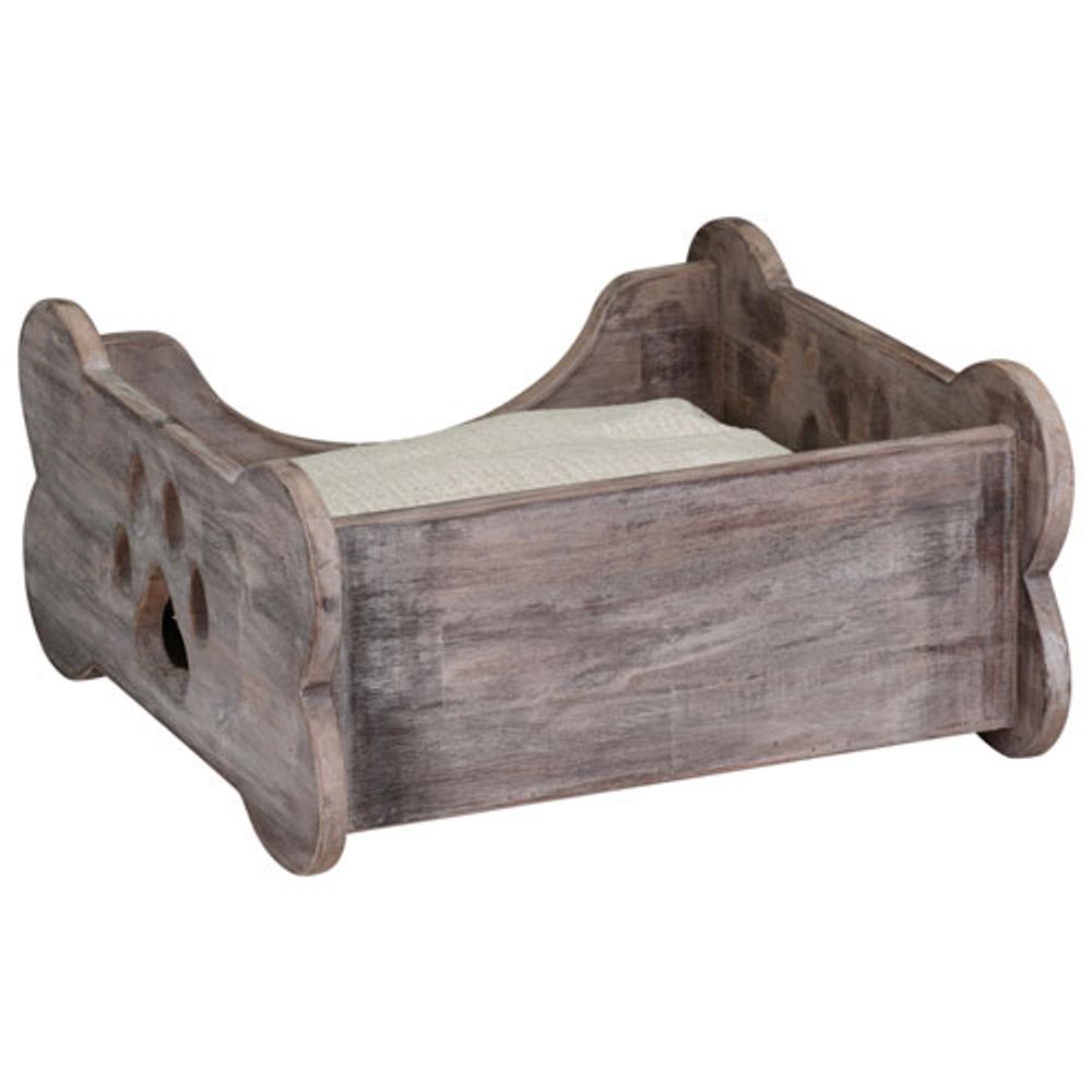 Bowser & Meowser Dog Bone Wood Pet Bed