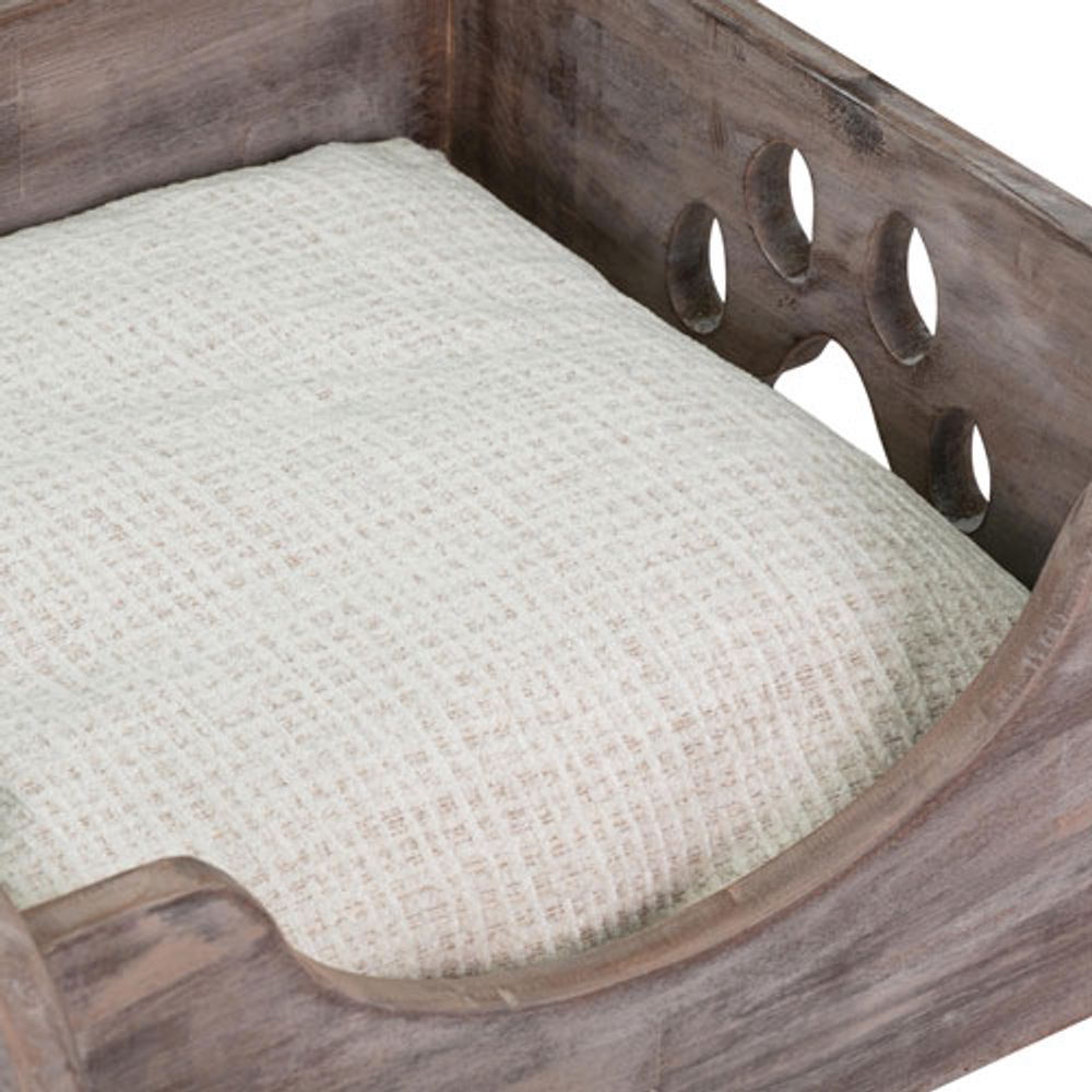 Bowser & Meowser Dog Bone Wood Pet Bed