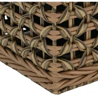 Grapevine Nested Polyrattan Planter Box - Set of 2 - Natural