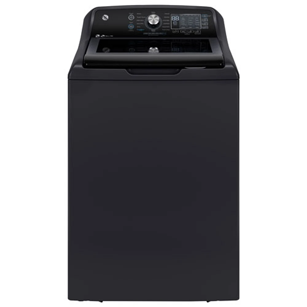 GE 5.3 Cu. Ft. High Efficiency Top Load Washer (GTW690BMTDG) - Diamond Grey
