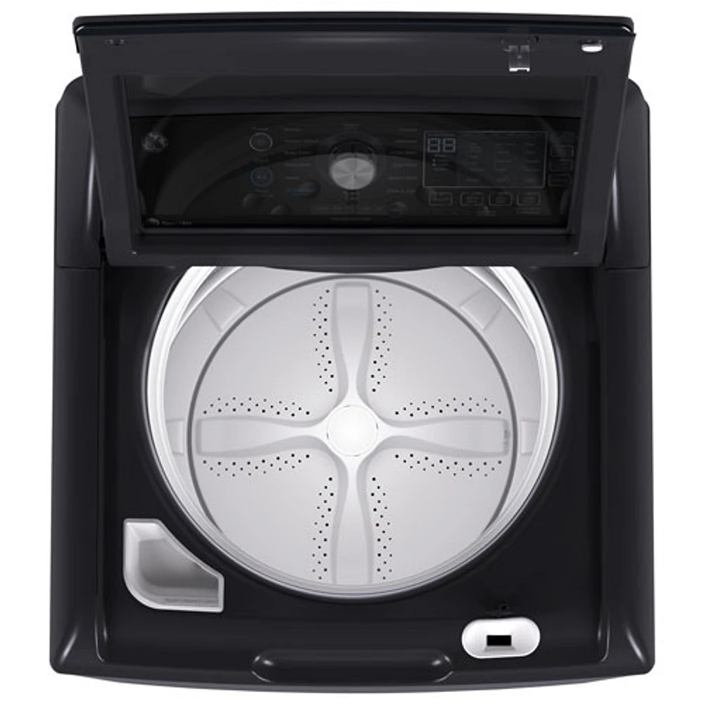 GE 5.3 Cu. Ft. High Efficiency Top Load Washer (GTW690BMTDG) - Diamond Grey