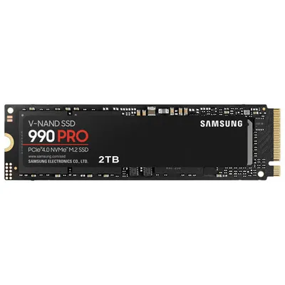 Samsung 990 Pro 2TB NVMe PCI-e Internal Solid State Drive (MZ-V9P2T0B/AM) - English