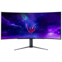 Moniteur jeu G-Sync DELO incurvé QHD GTG 0,03 ms 240 Hz 45 po UltraGear de LG (45GR95QE-B) - Noir