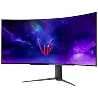 LG UltraGear 45" QHD 240Hz 0.03ms GTG Curved OLED G-Sync Gaming Monitor (45GR95QE-B) - Black