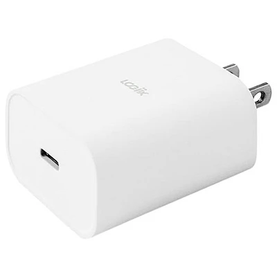 Chargeur mural USB-C 20 W Power Cube de LOGiiX - Blanc