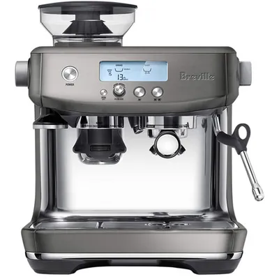 Refurbished (Good) - Breville Barista Pro Espresso Machine with Frother & Coffee Grinder - Smoked Hickory - Remanufactured by Breville