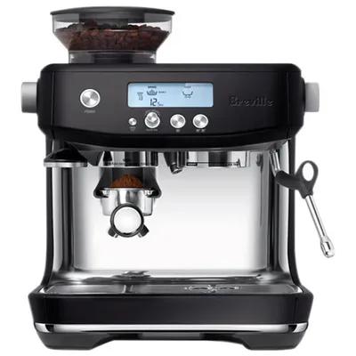 Refurbished (Good) - Breville Barista Pro Espresso Machine with Frother & Coffee Grinder - Black Truffle - Remanufactured by Breville
