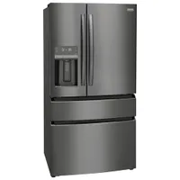 Frigidaire Gallery 36" 21.5 Cu. Ft. French Door Refrigerator w/ Dispenser (GRMC2273CD) - Black Stainless