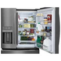 Frigidaire Gallery 36" 21.5 Cu. Ft. French Door Refrigerator w/ Dispenser (GRMC2273CD) - Black Stainless