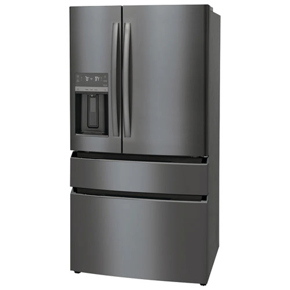Réfrigérateur à deux portes de 21,5 pi³ de 36 po avec distributeur Gallery de Frigidaire (GRMC2273CD) - Acier inoxydable noir