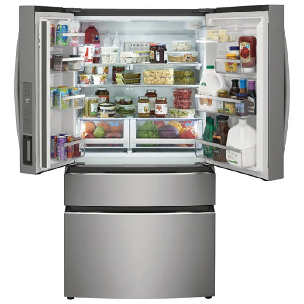 Frigidaire Gallery 36" 22.1 Cu. Ft. French Door Refrigerator w/ Water Dispenser (GRMG2272CF) - Stainless