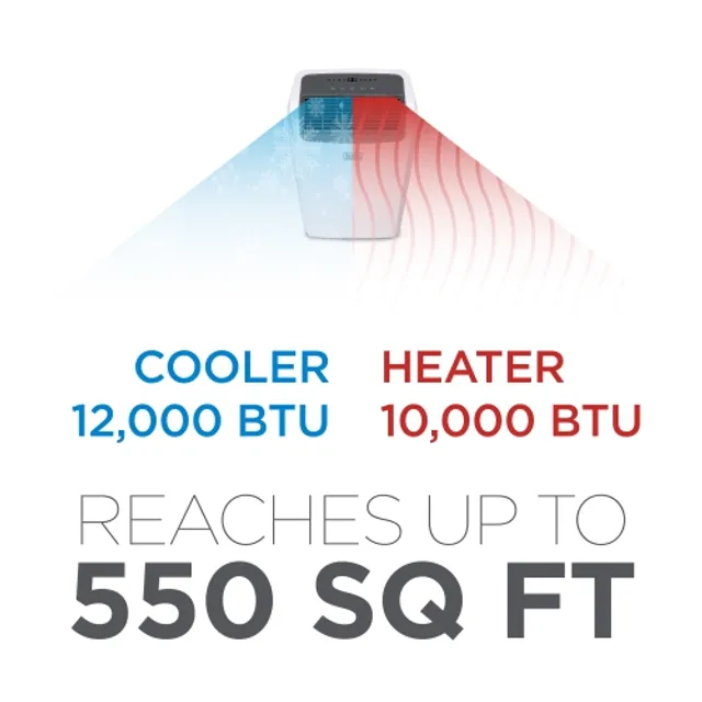 Tosot 12000 BTU Portable Air Conditioner with Heater u0026 Wi-Fi Control TPAC12S -H116A3 | Galeries de la Capitale
