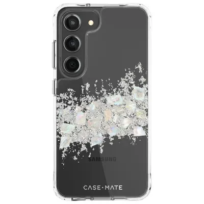 Case-Mate Karat Pearl Fitted Hard Shell Case for Samsung Galaxy S23 - Clear