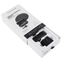 Axessorize Essential Bundle In-Ear Truly Wireless Headphones with Wireless Charger