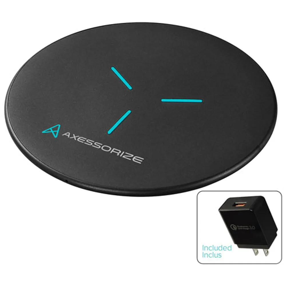 Axessorize Essential Bundle with Case, Screen Protector & Wireless Charger for iPhone 8