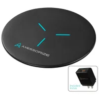 Axessorize Essential Bundle with Case, Screen Protector & Wireless Charger for iPhone 8