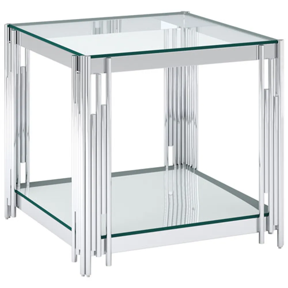 Estrel Contemporary Large Square Accent Table