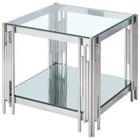 Estrel Contemporary Large Square Accent Table