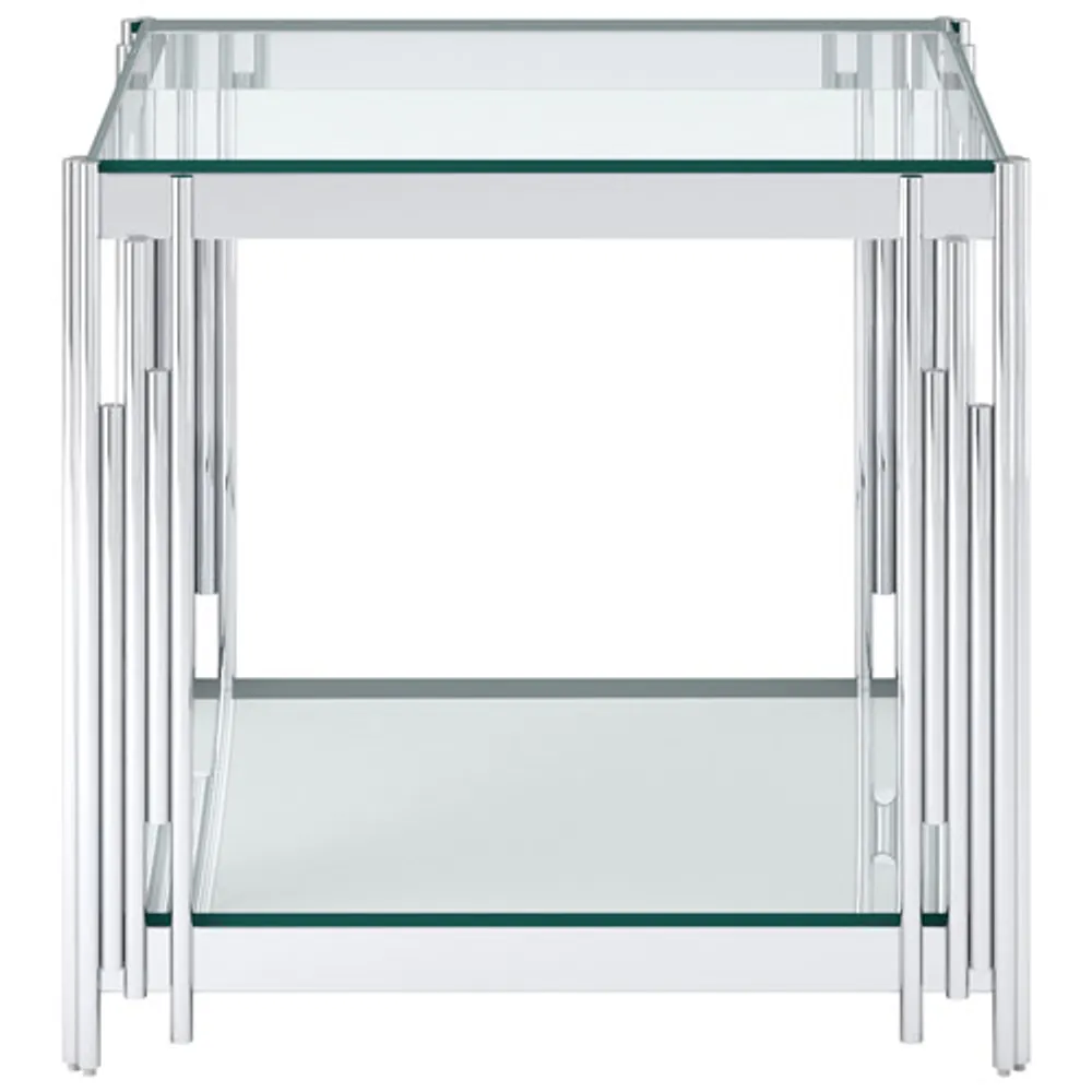 Estrel Contemporary Large Square Accent Table