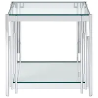 Estrel Contemporary Large Square Accent Table