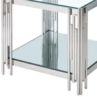 Estrel Contemporary Large Square Accent Table