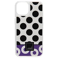 E-Artistry Lottie Dottie Fitted Hard Shell Case for iPhone 14 - Grape/Purple