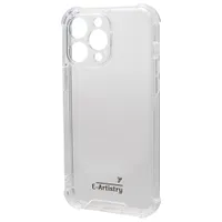 E-Artistry Signature Label Fitted Hard Shell Case for iPhone 14 Pro Max - Clear